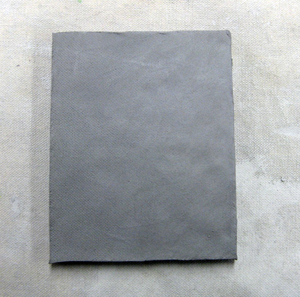 Picture of initial 4x5 inch Clay Slab